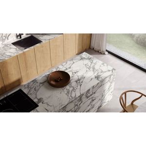 Plans de travail personnalisés pour cuisines et salles de bain, en porcelaine et pierre naturelle, marbre de Carrare Calacata pour projets hôteliers, découpe préfabriquée - Product Image 2
