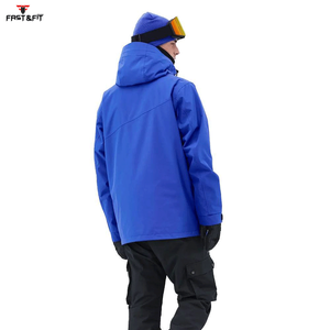 Chaqueta de Esquí Impermeable con Cremallera y Estampado para Hombre, Tallas Grandes, Cortavientos y Transpirable para Deportes de Nieve y Escalada, Venta al por Mayor - Product Image 3