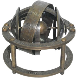 Artículo de regalo decorativo para el hogar de diseño antiguo de alta calidad, globos artesanales de aluminio, globo de escritorio, artículo de artesanía india de lujo - Product Image 1