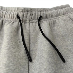 Pantalons de jogging unisexes en molleton de coton léger 2026, pantalons de survêtement unisexes à séchage rapide avec logo personnalisé, bandes latérales, pantalons surdimensionnés pour hommes - Product Image 3
