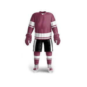 Vente en gros uniforme de hockey sur glace à séchage rapide 100% polyester confortable bas quantité minimale de commande vêtements de sport uniforme de hockey sur glace en bas quantité minimale de commande - Product Image 1