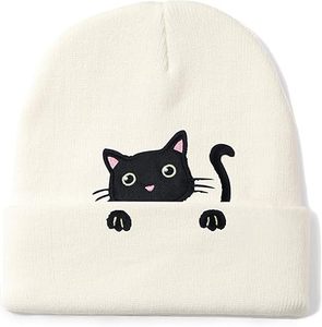 2025 New Design Wool/Cotton Breathable <b>Waterproof</b> Jacquard Hand-Knitted Unisex Adult <b>Beanie</b> Hats OEM Service Wholesale Custom - Product Image 1