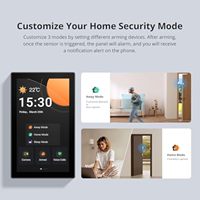 Aismartlink SONOFF NSPanel Pro 120 Panneau de contrôle pour maison intelligente, passerelle Zigbee intégrée, grand écran de 4.7 pouces avec (noir)