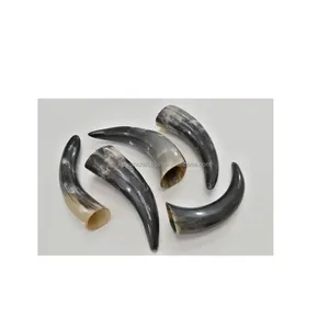 Cuerno Vikingo Medieval para Beber, Cuerno de Búfalo con Ágata y Soporte, Última Llegada, Mejor Calidad - Product Image 1