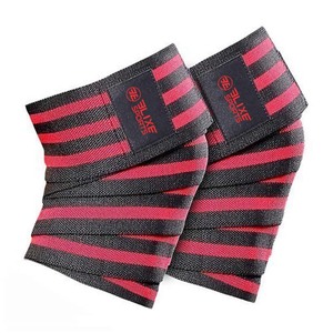 Hotsale Professional Gym Genouillère Wraps Logo Personnalisé Protection Flexible Haltérophilie avec Élastique Services OEM - Product Image 6