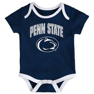 Traje de bebé Penn State Nittany Lions, mono transpirable de algodón suave de una pieza para el día del juego - Product Image 2