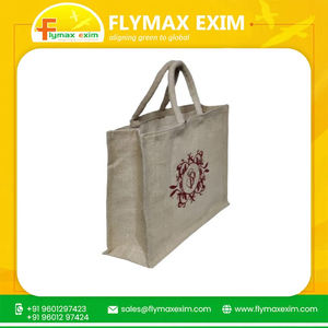 Venta al por mayor de bolsas de yute ecológicas personalizadas reutilizables de moda bolsas de yute naturales sostenibles para uso personal bolsas de la compra para - Product Image 6