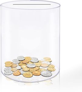 Caja de almacenamiento de dinero de acrílico transparente a precio de fábrica 2025, organizador de efectivo elegante y duradero para eventos, venta minorista y uso diario - Product Image 6