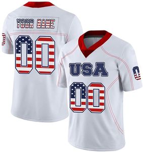 Premium Varsity Football Jersey Embroidered Logos Double-Stitched Seams Available in Men & Youth Sizes - Product Image 3