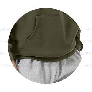 Sweat à capuche surdimensionné en coton éponge française de haute qualité Streetwear en polaire épaisse avec épaules tombantes Sweat-shirt d'hiver de haute qualité - Product Image 6