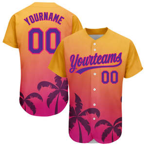 Camisetas de béisbol de equipo personalizado transpirable y uniformes de softbol malla de poliéster impreso digital ropa deportiva de alta calidad - Product Image 5