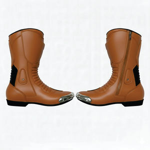 Men's Genuine Leather Motorcycle & <b>Boots</b> Riding <b>Boots</b> <b>for</b> Men/Wholesale New Design Motorbike Shoes - Product Image 2