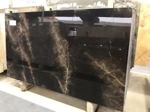 Pierre artificielle mur intérieur carreaux de porcelaine veiné pur blanc noir grand cristal gris marbre plaque de pierre frittée - Product Image 3