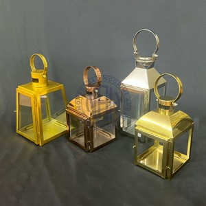 2026 High Quality <b>Mini</b> Tea Light Candle <b>Lanterns</b> Metal Design Pillar Holders Jars Home Decor Wholesale Factory Supply - Product Image 5