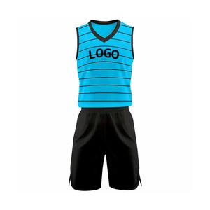 Nouveau maillot de basket-ball et short de basket-ball personnalisé en gros vêtements de sport de base uniforme de basket-ball pour hommes 100% Polyester - Product Image 3