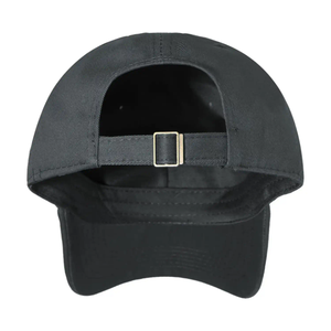 Casquette de baseball à 6 panneaux gris fumée, drapeau américain noir, broderie frontale, casquette de camionneur à bord incurvé et réglable, style unisexe - Product Image 5