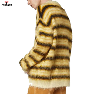 2026 Collection nouvelle mode col rond hiver Design personnalisé respirant laine/cachemire avant séchage rapide pull hommes chandails - Product Image 4