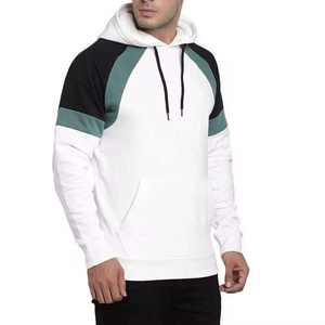 Sudadera con capucha de mezcla de algodón de alta calidad para hombre, jersey de manga larga, ropa de calle lisa, estilo logotipo personalizado, precio directo de fábrica OEM - Product Image 2