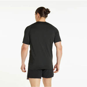 95% coton 5% élasthanne logo privé personnalisé fitness vêtements de sport vêtements unis hommes t-shirt - Product Image 5