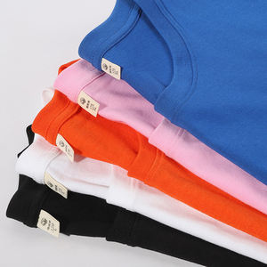 2025 personalizado impreso 100% algodón Crew, Ringer camiseta de alta calidad Heavyweight Plain Tee serigrafía hombres camisetas - Product Image 6