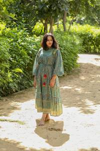 Robes Femme Décontracté Manches Courtes/Manches Longues Boutonné Col en V Robe Max Robes Femme Décontracté Manches Courtes/Manches Longues - Product Image 4