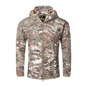 Chaqueta Táctica Unisex para Otoño e Invierno, Impermeable, Cortavientos, de Punto, con Forro Polar, Transpirable y Cálida - Product Image 2