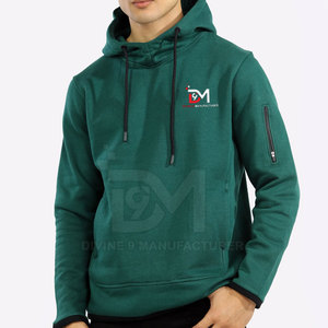 Sudaderas con Capucha Personalizadas para Hombre 2025, 100% Algodón, Color Sólido, Diseño con Bolsillos, Transpirables, de Secado Rápido, Ecológicas, Casuales de Invierno - Product Image 4