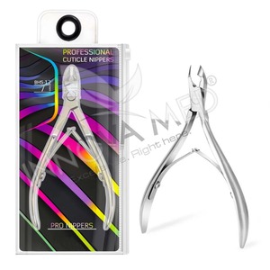 Cortaúñas Profesional para el Cuidado de las Uñas, Cortacutículas de Acero Inoxidable Japonés, Cuchillas Afiladas, Doble Resorte, Certificado ISO/CE - Product Image 5