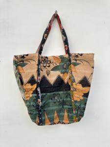 Chaquetas acolchadas Kantha hechas a mano de algodón de manga larga abrigos Blazers de tamaño libre niñas mujeres cosidas a mano Kantha Robe - Product Image 6