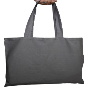 Sac promotionnel MGI en coton 100 % biologique, personnalisable avec logo imprimé, écologique, réutilisable, recyclable, moyen, avec fermeture éclair et bouton - Product Image 1