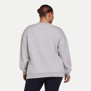 Sudadera de mujer de gran tamaño OEM de calidad en blanco más vendida tamaño real logotipo estampado personalizado cuello redondo pequeño MOQ - Product Image 4