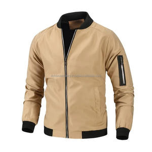 Bomber Jacket Men's Spring and Autumn Tactical Outdoor Windproof Work Casual All-match Slim-fit Collar Baseball Suit <b>Coats</b> - Product Image 1