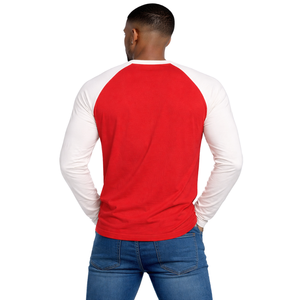 T-shirt à manches longues en coton Kappa Alpha Psi, broderie en chenille rouge, style Old English K, fraternité grecque Nupe 1911 - Product Image 2