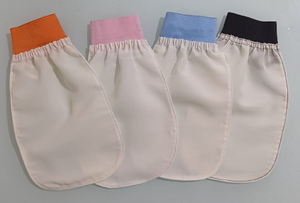 Gants sans doigts élastiques en soie douce de grande taille de couleur crème Usage quotidien Confortable Lavable Sans compression Séchage rapide - Product Image 5