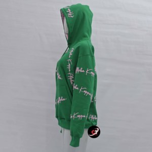 เสื้อฮู้ดผ้าซาตินสไตล์สตรีทเทอร์รี่เนื้อผ้าฝ้าย100% ขนาดใหญ่พิเศษเสื้อฮู้ดปล่อยไหล่ไซส์ใหญ่พิเศษระบายอากาศได้ดีเป็นมิตรต่อสิ่งแวดล้อม - Product Image 2