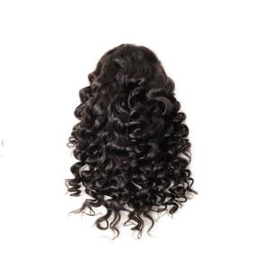 Perruques en cheveux Remy lisses 4x4 personnalisées, directement de l'usine, pour femmes noires, 150% Destiny Virgin Russian Lace Closure Wig, ligne de cheveux naturelle - Product Image 1