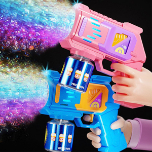 Juguetes iluminados de parque de atracciones para fiesta de boda, Varita de burbujas LED, cohete <span class=keywords><strong>Boom</strong></span>, máquina automática de burbujas para niños, pistola de burbujas, máquina de Juguetes - Product Image 2