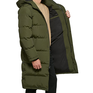 Parka ligera de plumón para hombre, chaqueta de invierno informal gruesa térmica brillante, chaquetas acolchadas ajustadas para hombre - Product Image 4