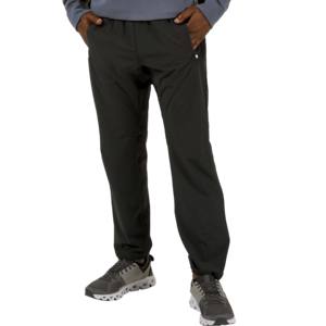 Pantalon de jogging décontracté pour homme, coupe ajustée, avec cordon de serrage, en mélange coton-polyester, délavage foncé, respirant, léger, pour l'hiver - Product Image 1