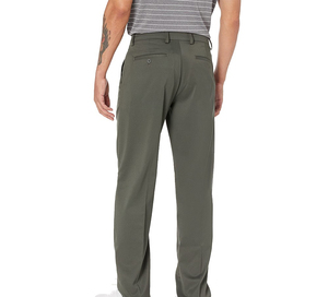 Pantalons décontractés pour hommes de style streetwear, pantalons pour hommes, extensible, super flexible, taille ajustée, coupe slim, devant plat, pantalon chino effilé, pantalon habillé - Product Image 5