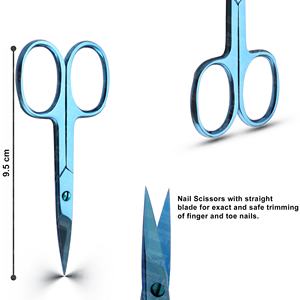 Tijeras Profesionales para Bigote y Uñas de Acero Inoxidable, Herramienta de Precisión para Recortar el Vello Facial, Cutículas y Cuidado de Manicura - Product Image 4