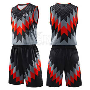 Vente chaude uniforme de basket-ball quantité minimale de commande bas maillot de basket-ball sublimation uniforme de basket-ball pour hommes - Product Image 1