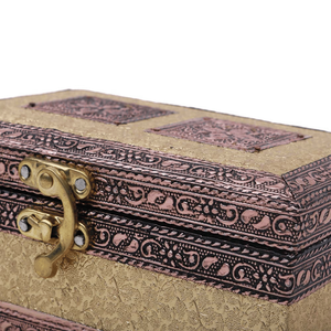 Handcrafted <b>Vintage</b> Meenakari Jewelry <b>Box</b> Rectangle Storage for Rings Bangles Pendants and Bracelets with Custom Logo - Product Image 6