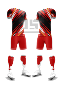 Uniforme de Fútbol Atlético Personalizado, Camiseta y Pantalones Cortos Transpirables con Tela Ligera para el Rendimiento del Equipo - Product Image 6