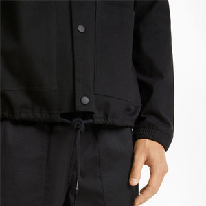 Alta calidad, logotipo personalizado, hombres, entrenadores, chaquetas, colores sólidos, cuello levantado, ropa informal de invierno, venta al por mayor - Product Image 4