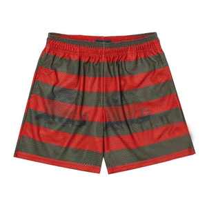 Pantalones cortos de malla informales para hombre, novedad, diseño personalizado con cierre de cordón transpirable de Color sólido, teñido liso a un precio razonable - Product Image 4