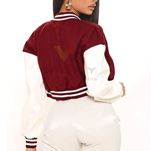 แจ็กเก็ตตัวอักษรระบายอากาศได้ดีสำหรับผู้หญิงแจ็คเก็ตตัวอักษรสไตล์ใหม่ - Product Image 3