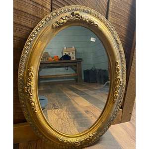 Premium Quality Antique Brass <b>Mirror</b> Frame with Elegant Handcraft Work and Timeless Design for <b>Vintage</b>-style Living Rooms - Product Image 5