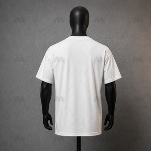 Wholesale Blank <b>White</b> 260 GSM 100% Cotton T-Shirt Unisex Heavyweight Oversized Custom Logo Embroidery Print Vintage <b>Tee</b> - Product Image 4