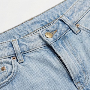 <b>Women's</b> Washed Denim <b>Jeans</b> <b>Woman</b> Casual Evening Look Straight Customized Color Ankle Length Luxury Pants Breathable Streetwear - Product Image 3